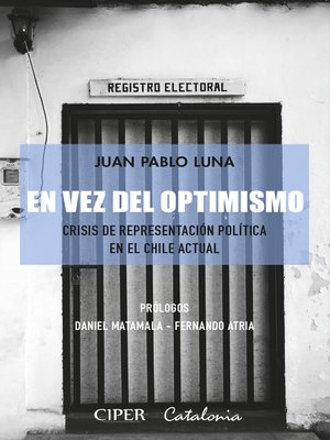 cover image of En vez del optimismo